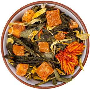 Чай зеленый ароматизированный "Персиковый рай"